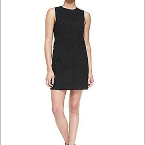 Theory Gwideen Eyelet Lace Bonded Shift Dress Size 4